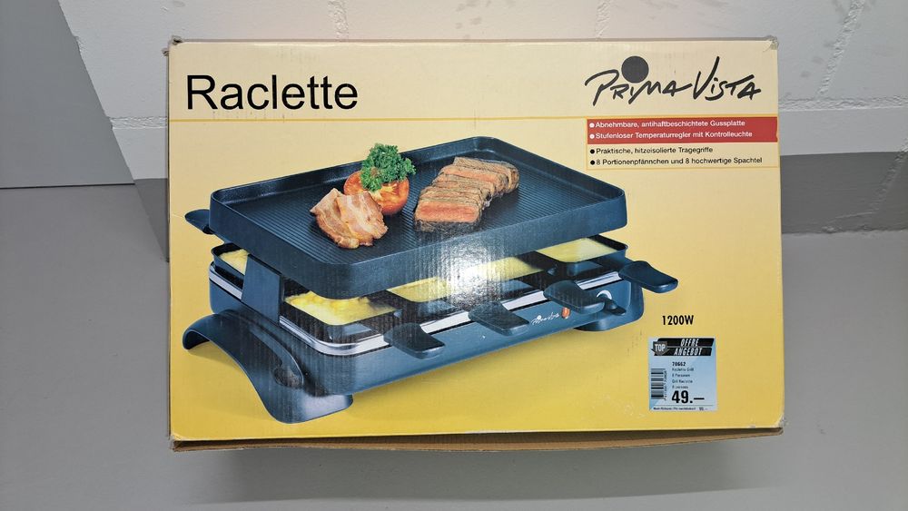 Raclette Tischgrill (Gebraucht) in Burgdorf für CHF 20 – nur Abholung ...