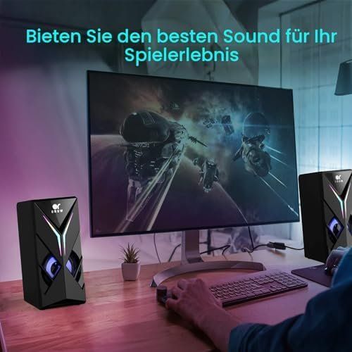 Casse acustiche: PC Lautsprecher 3.5mm Jack Mini Computer Lautsprecher(S201) – Nuovo e nell'imballaggio originale da Hundwil venduto da Stallone6 6