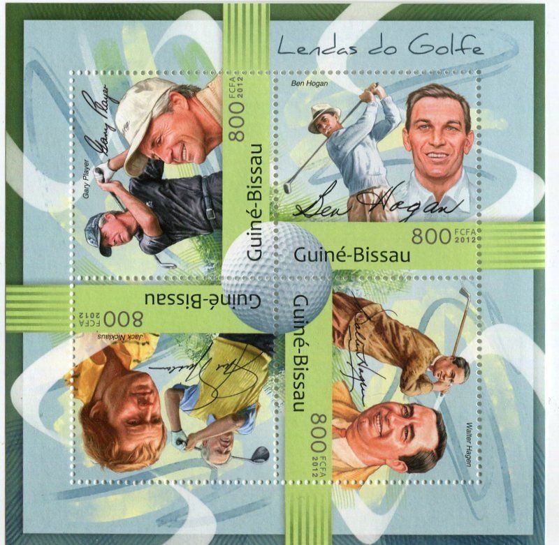Alle Briefmarken: Block "Golf". Guinea-Bissau – Neu und originalverpackt aus Basel von Butsch5