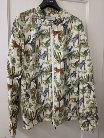 Wemoto Jacket Animal Print Pattern Size Large 