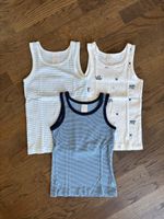 3-er Set Unterhemden Schiesser 116 blau Jungen