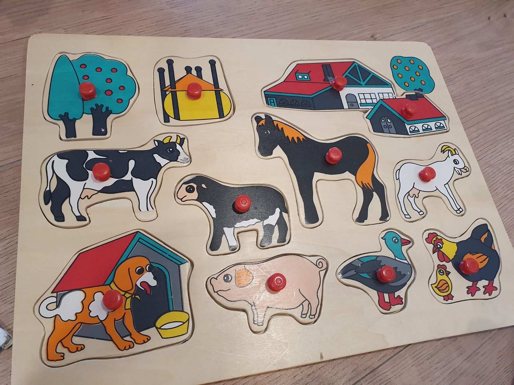 Spielzeuge: Spielzeug Set Bausteine Puzzle  Garderobe – Gebraucht aus Niederönz von STI88 4