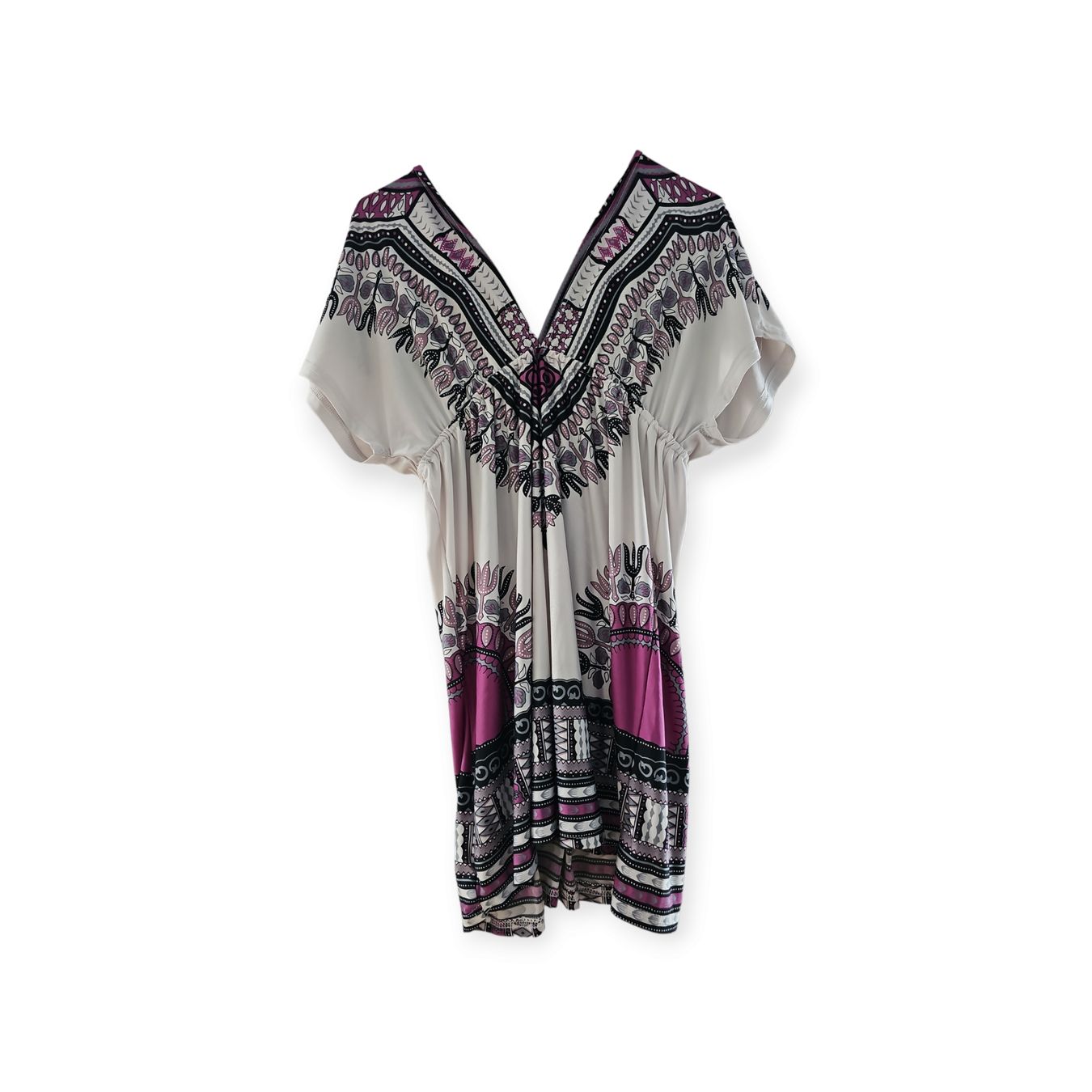 Camicette: Sommerbluse mit exotischem Muster Gr. S-M – Usato da Langenthal venduto da SecondChanceShop 2