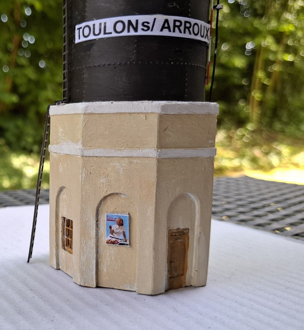 Kit di modellismo & Modellini statici: Eigenbau Wasserturm H0/H0m/H0e, ca 15 cm hoch.  – Usato da Zuchwil venduto da Efiutz 5