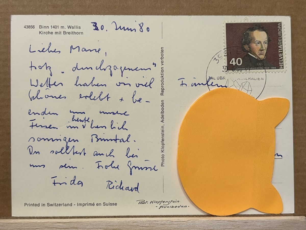Cartoline postali: AK von Binn – Usato da Rümlang venduto da Kartenpost1 1