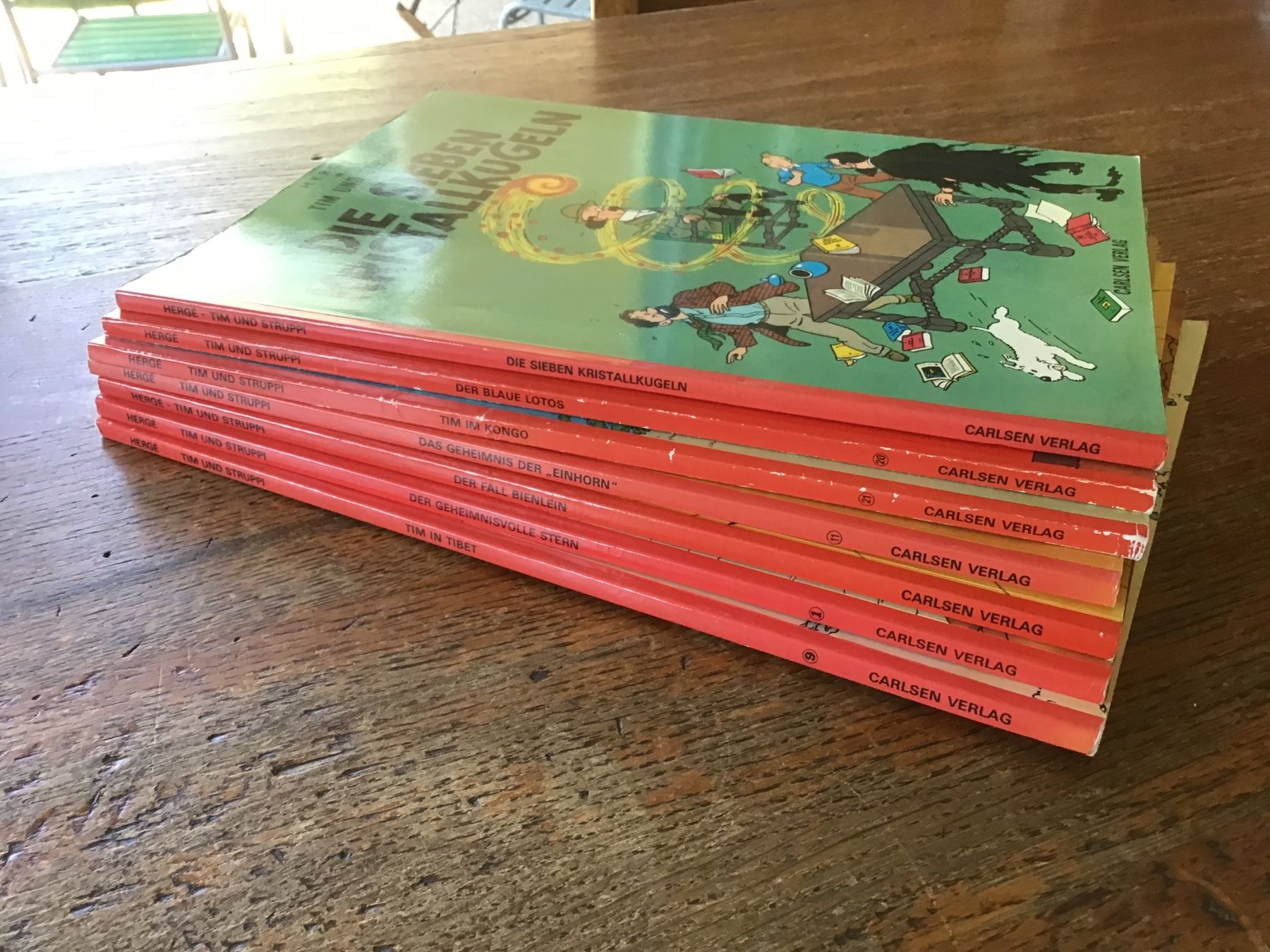 Fumetti: Lot de 7 Tintin en allemand – Usato da Fully venduto da Ruby97 2