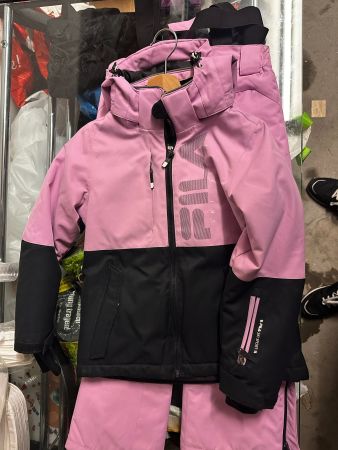 Fila Skianzug Set rosa schwarz gebraucht guter Zustand