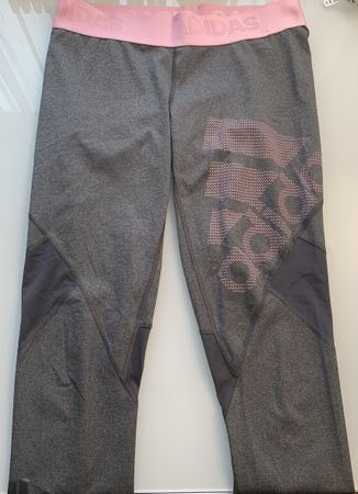 Adidas Training Hose, Grau/Rosa, Gr. S, Top Zustand!