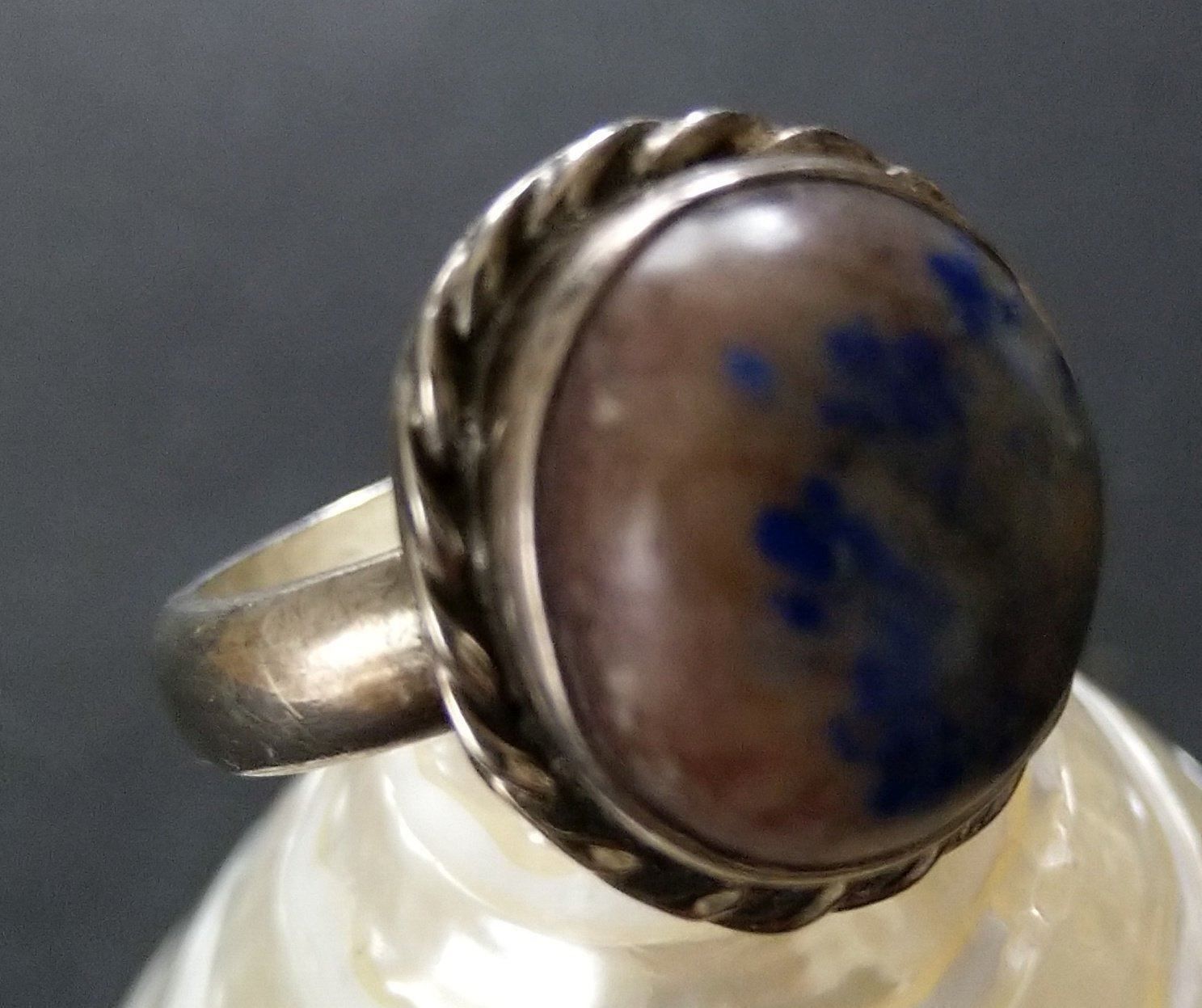 Anelli: VINTAGE  RING MIT STEIN IN 925 SILBER – Usato da Romanshorn venduto da Glitzer-Paradies 5