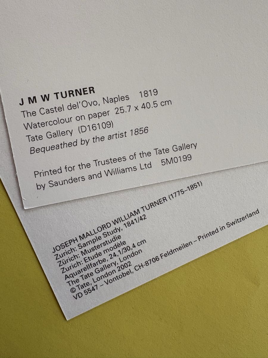 Cartoline postali: AK mit Kunst von J. M. William Turner – Usato da Rümlang venduto da Kartenpost1 1
