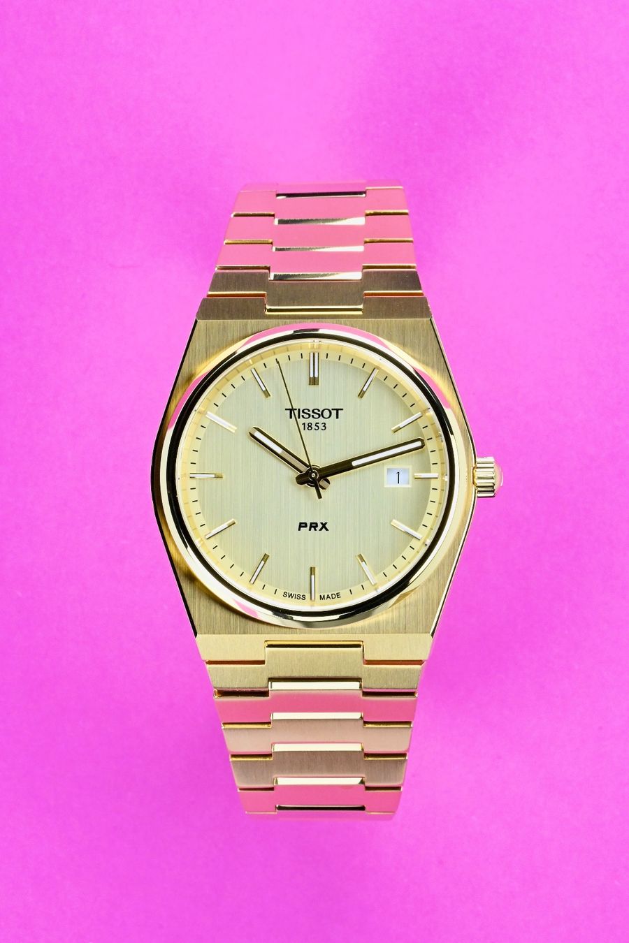 Orologeria Majer | Orologio TISSOT PRX Dorato T1374103302100 - Foto 12