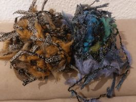 Buntes Effektgarn, ideal zum Stricken oder Basteln!