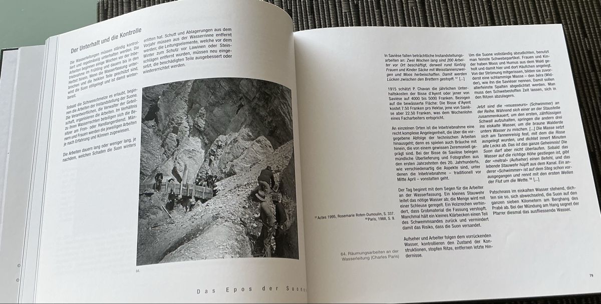 Livres: Die Suonen des Wallis - Rotten-Verlag 2000 – D'occasion à Crans-Montana par plainemorte 3