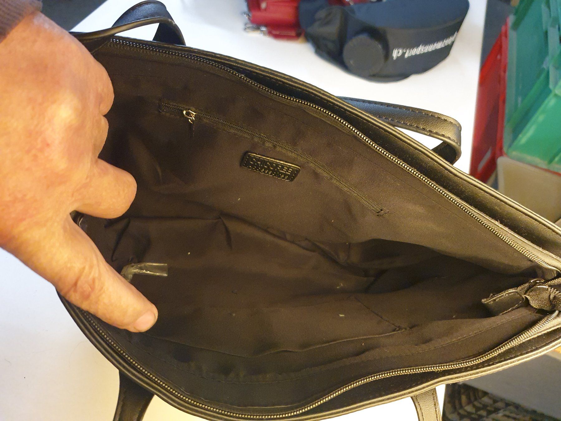 Borse da donna: Damenhandtasche Chicorée grau – Usato da Zürich venduto da loosebone 4