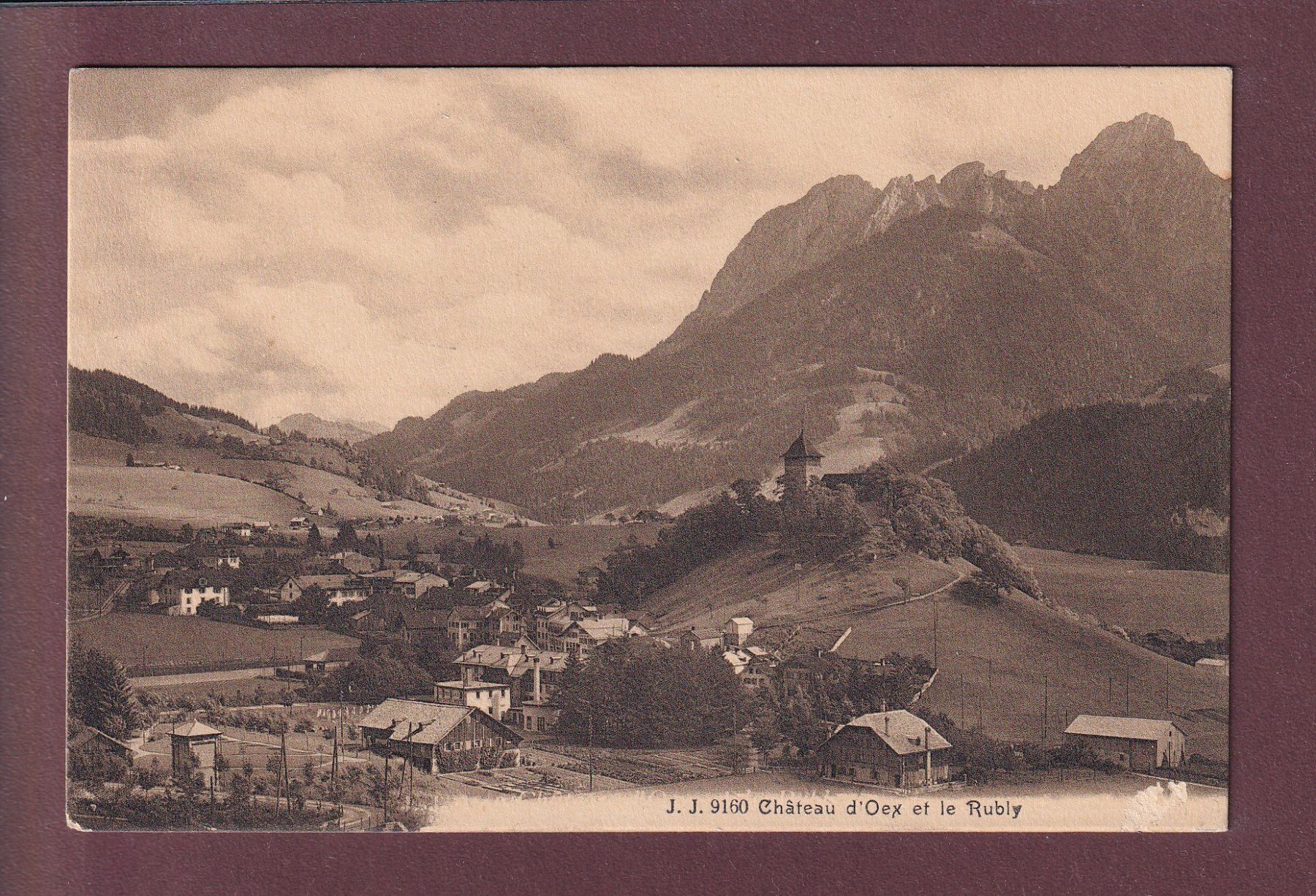 Cartoline postali: CHÂTEAU D'OEX - Rubly – Usato da Pully venduto da nicecards