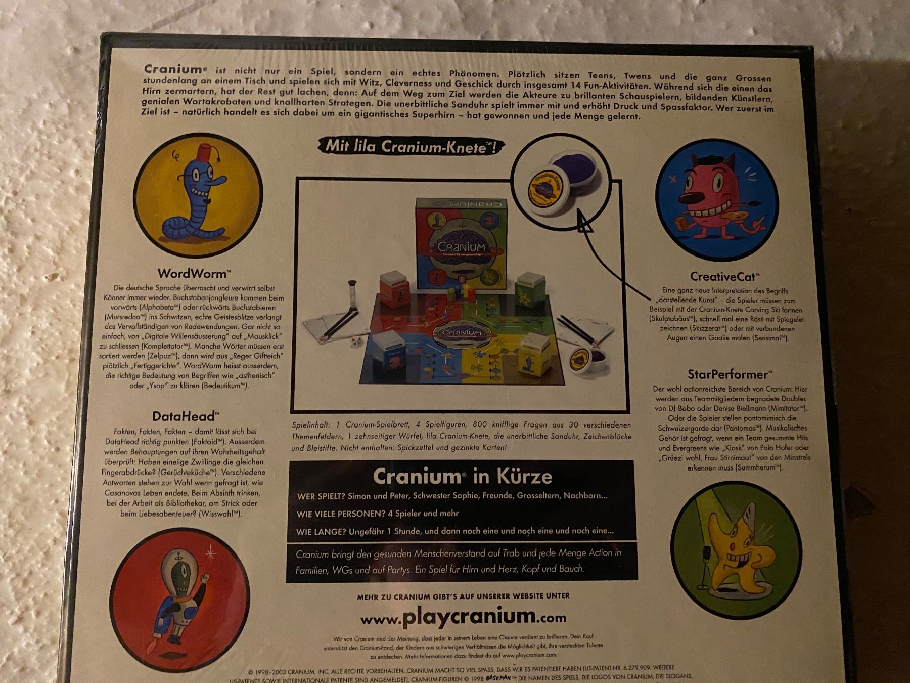Hasbro Giochi: Hasbro Cranium Gesellschaftsspiel – Nuovo e nell'imballaggio originale da Zürich venduto da Yves_lk 1