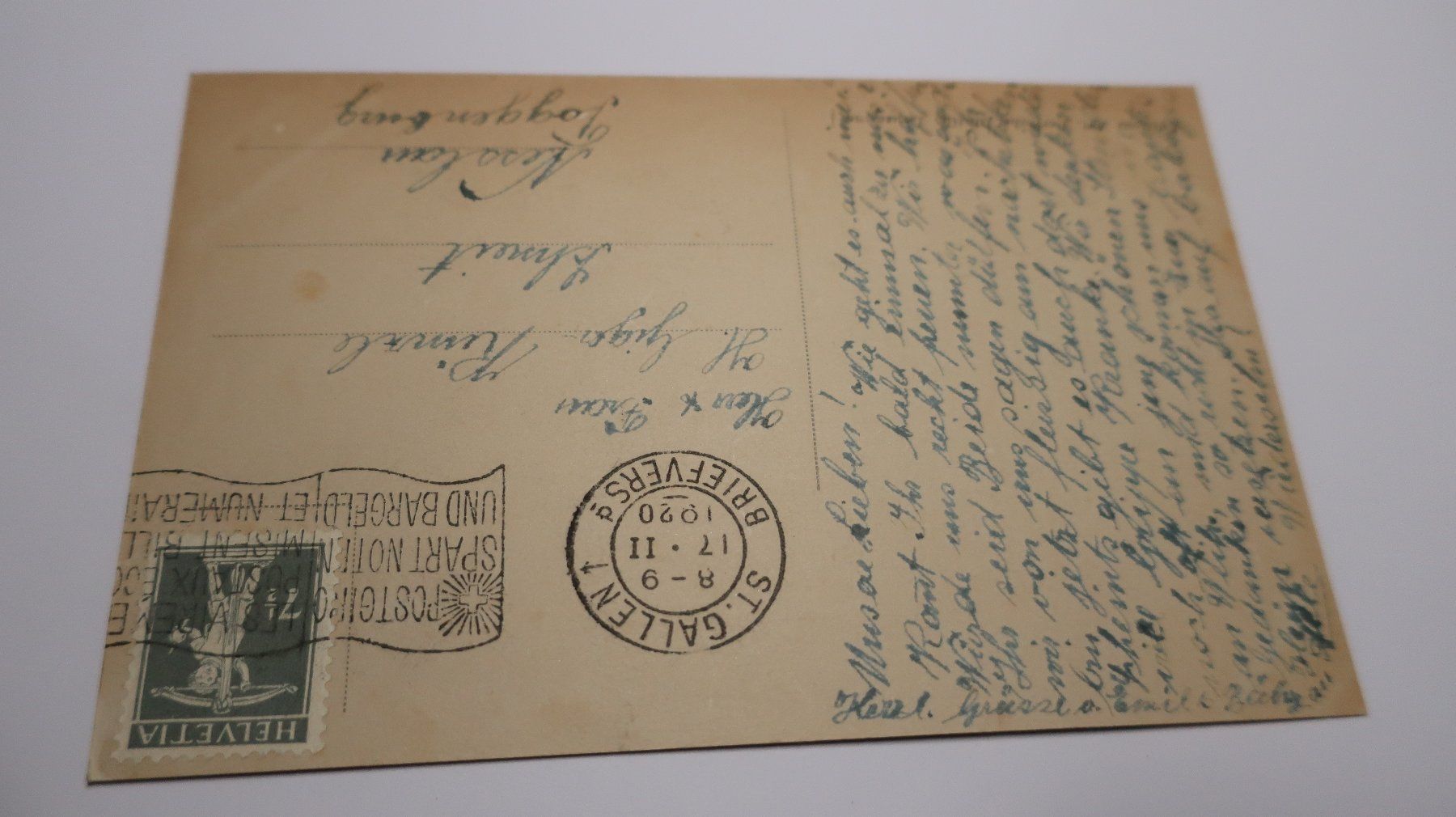 Cartes postales: St. Gallen Börsenplatz  1920 – D'occasion à Cormoret par Pascalll2001 4