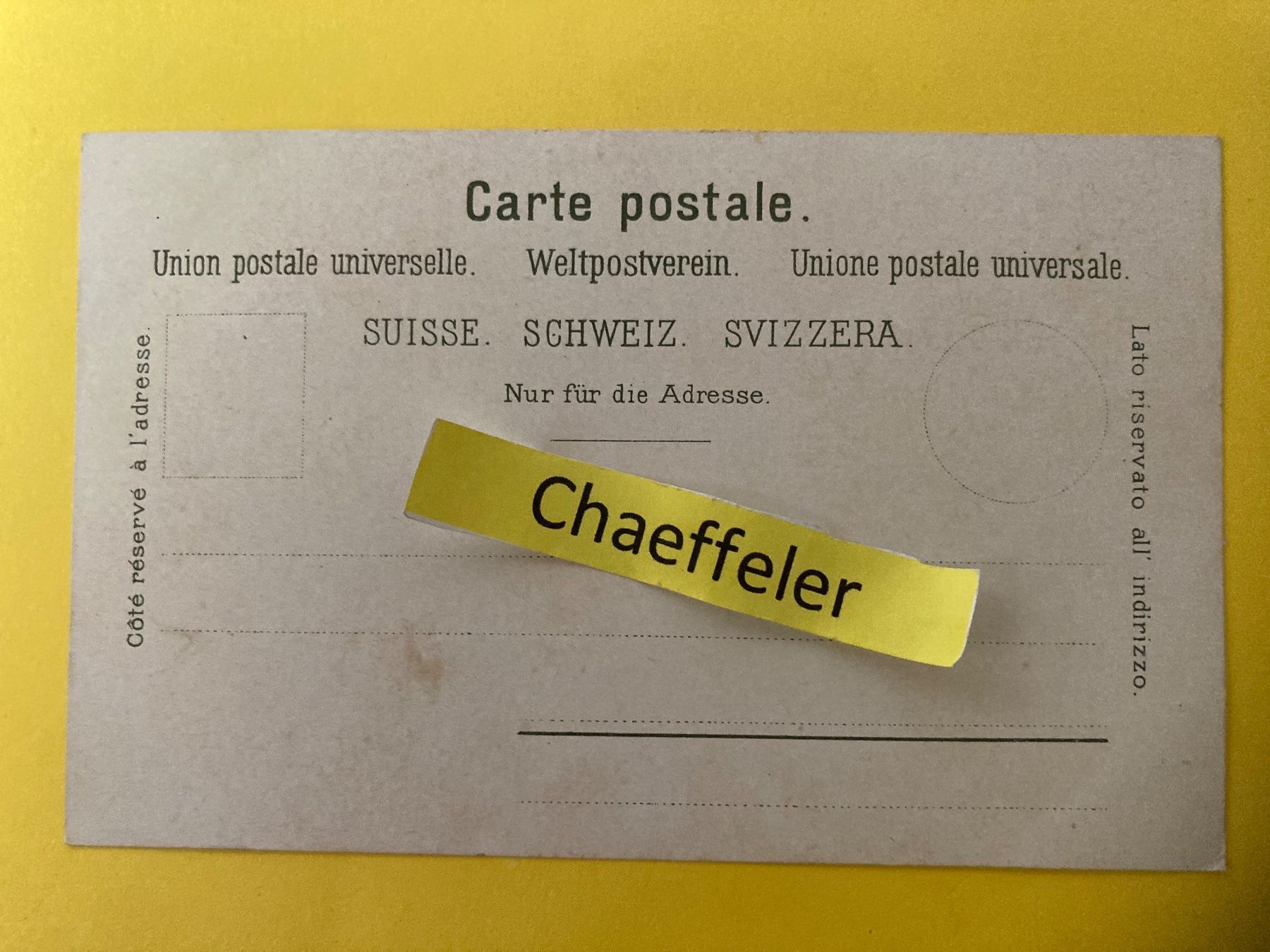 Cartoline postali: Gersau und Gersauerstock – Usato da Zürich venduto da Chaeffeler 1