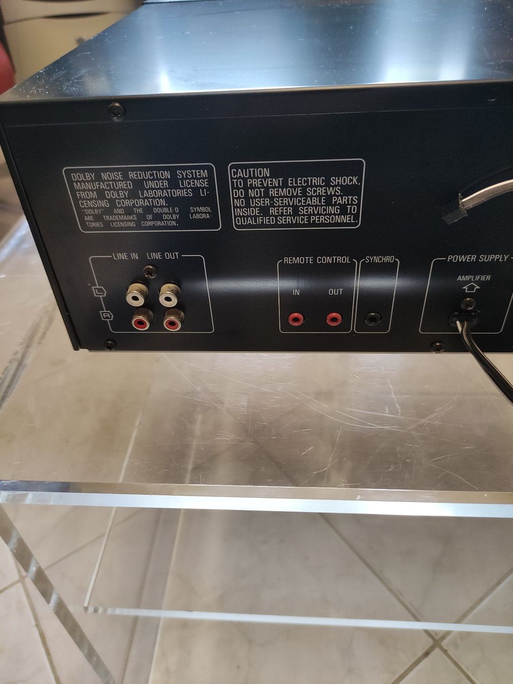 Technics Registratori: Technics RS-X933 Doppel Kassettendeck – Usato da Mitlödi venduto da Amik 2