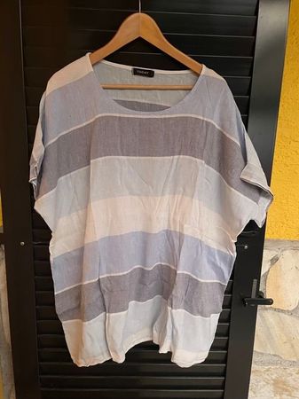 Damen T-Shirt L/XL Blau diverse Töne