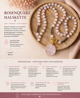 Rosenquarz Kette