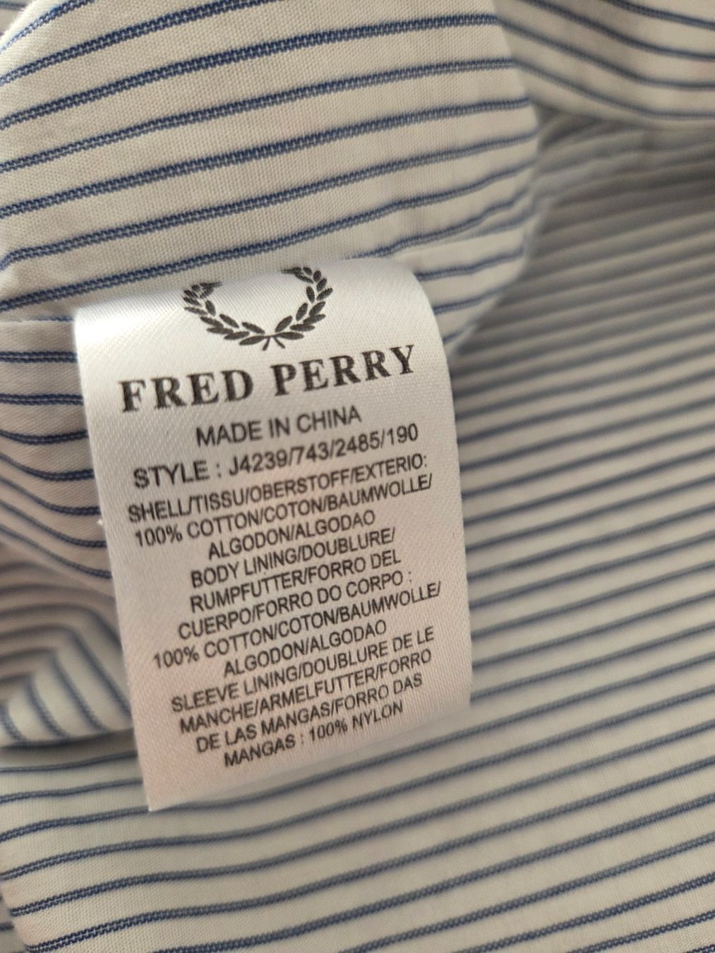 Fred Perry Giacche: Fred Perry Jacke Herren L beige – Usato da Luzern venduto da classy-E 3