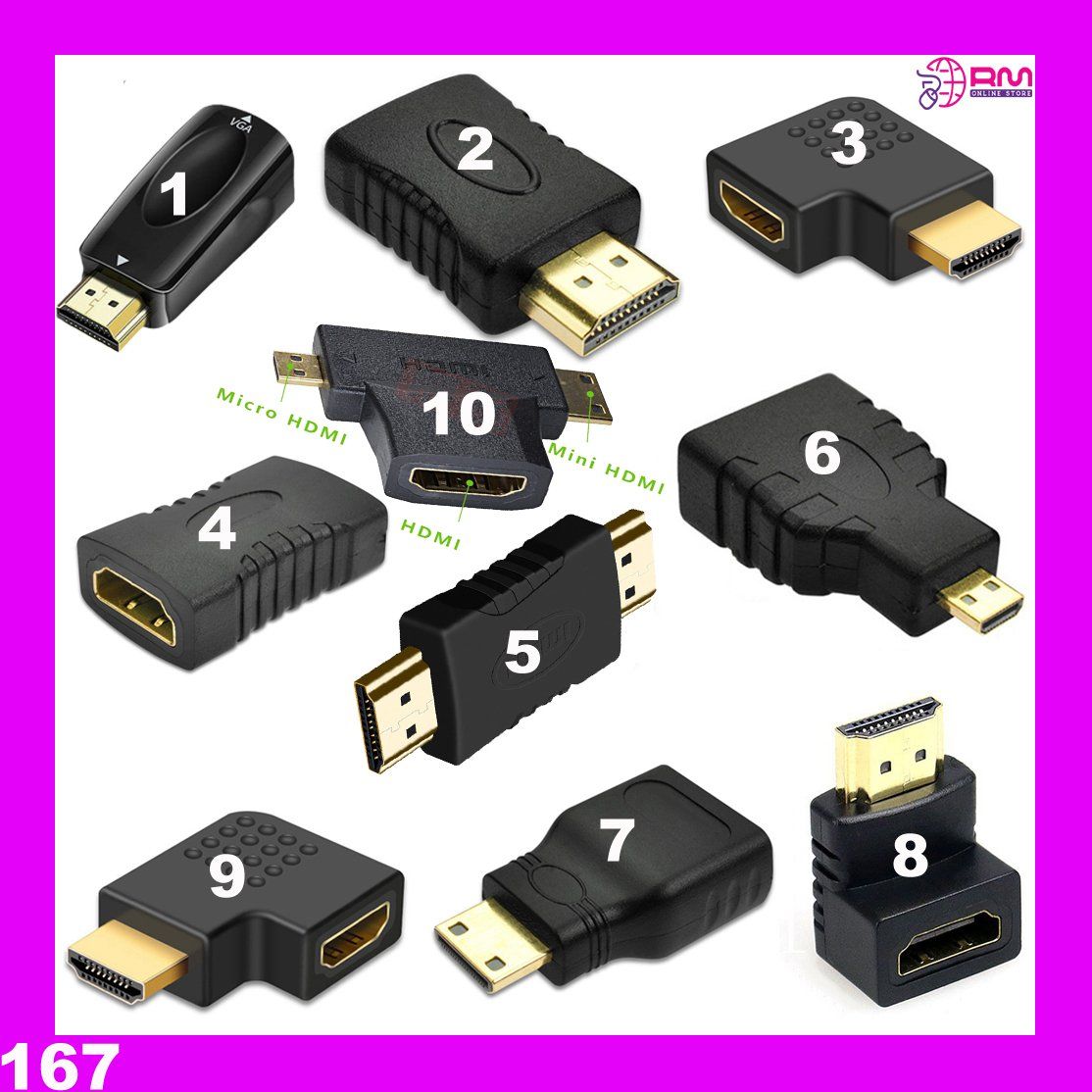 Konverter: HDMI-kompatibler Adapter Stecker-Buchse-Konverter – Neu und originalverpackt aus Unterägeri von RmOnline
