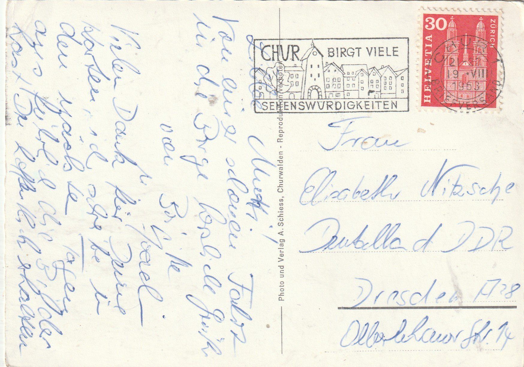 Cartoline postali: Parpan GR – Usato da Lumbrein venduto da made02 1