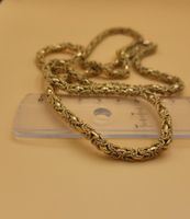 Massiv Goldige Königs Kette 79cm Lang