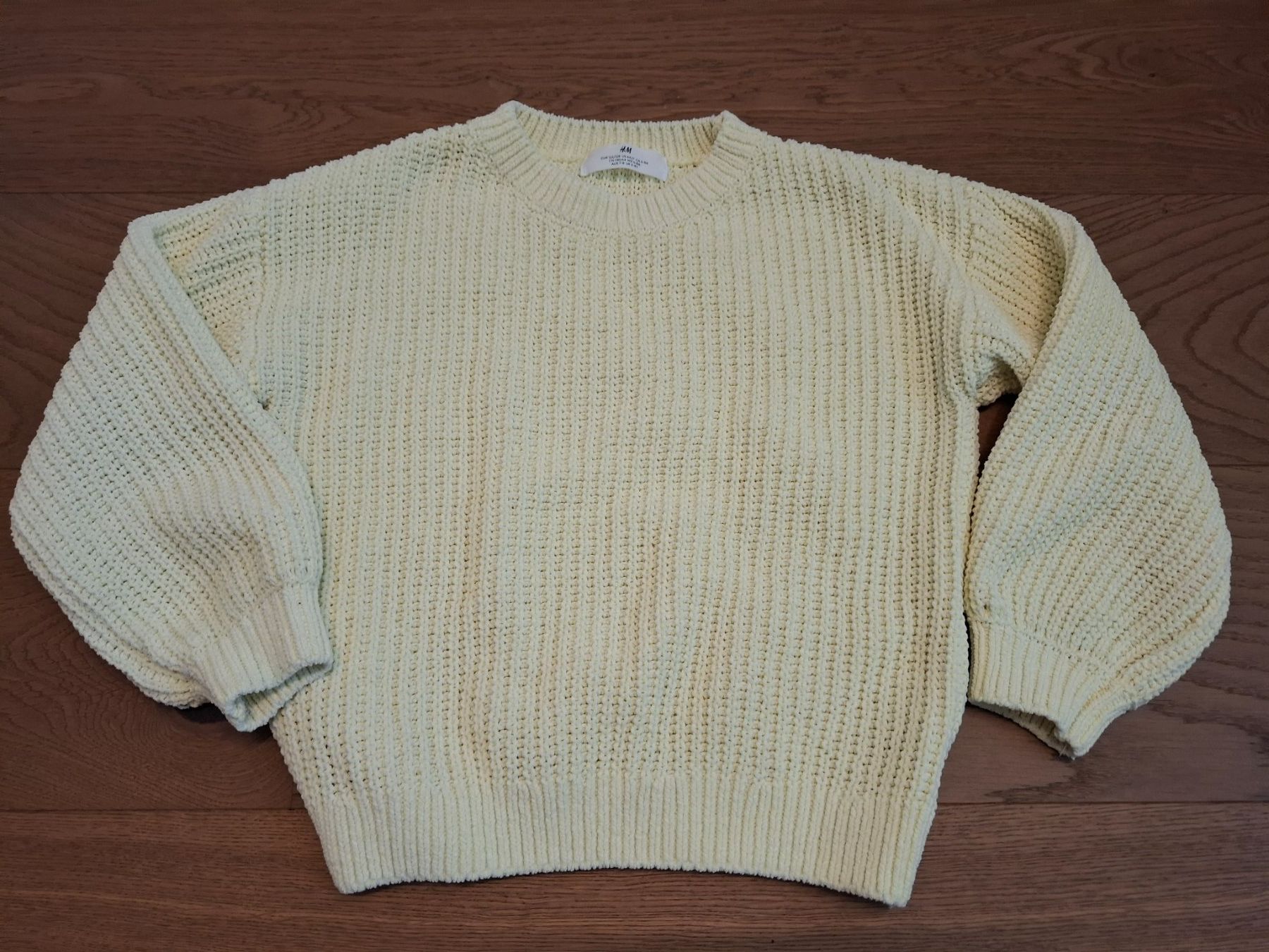 H&M Pulls et sweat-shirts: Hellgelber Strickpulli Gr. 122/128 von H&M – D'occasion à Mels par Aloha86