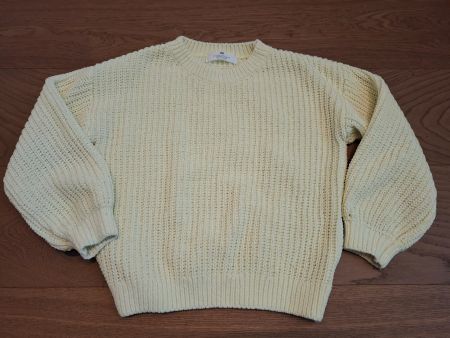 Hellgelber Strickpulli Gr. 122/128 von H&M