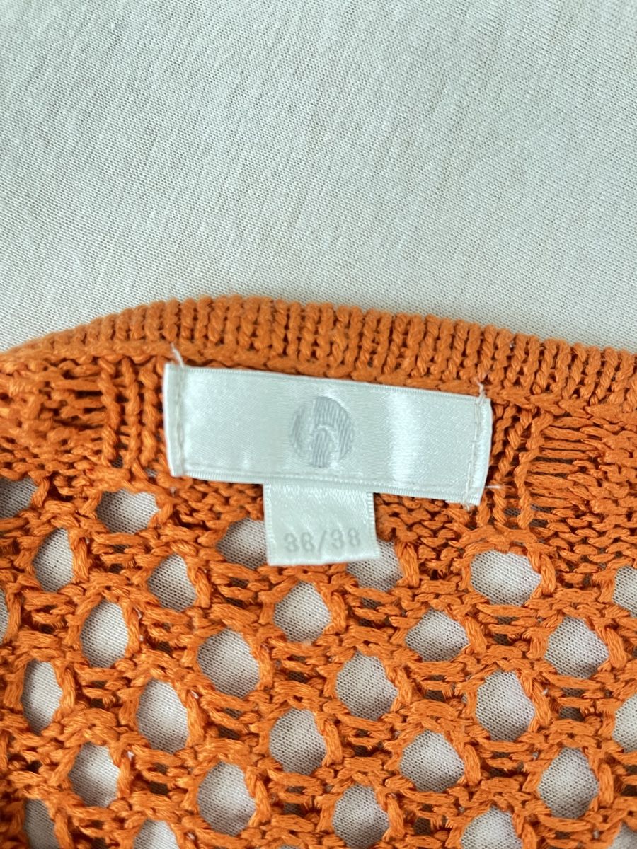 Maglioni & Felpe: Trendiger Sommer Strickpullover in Orange - Grösse M – Usato da Schübelbach venduto da lan_2rdc 4