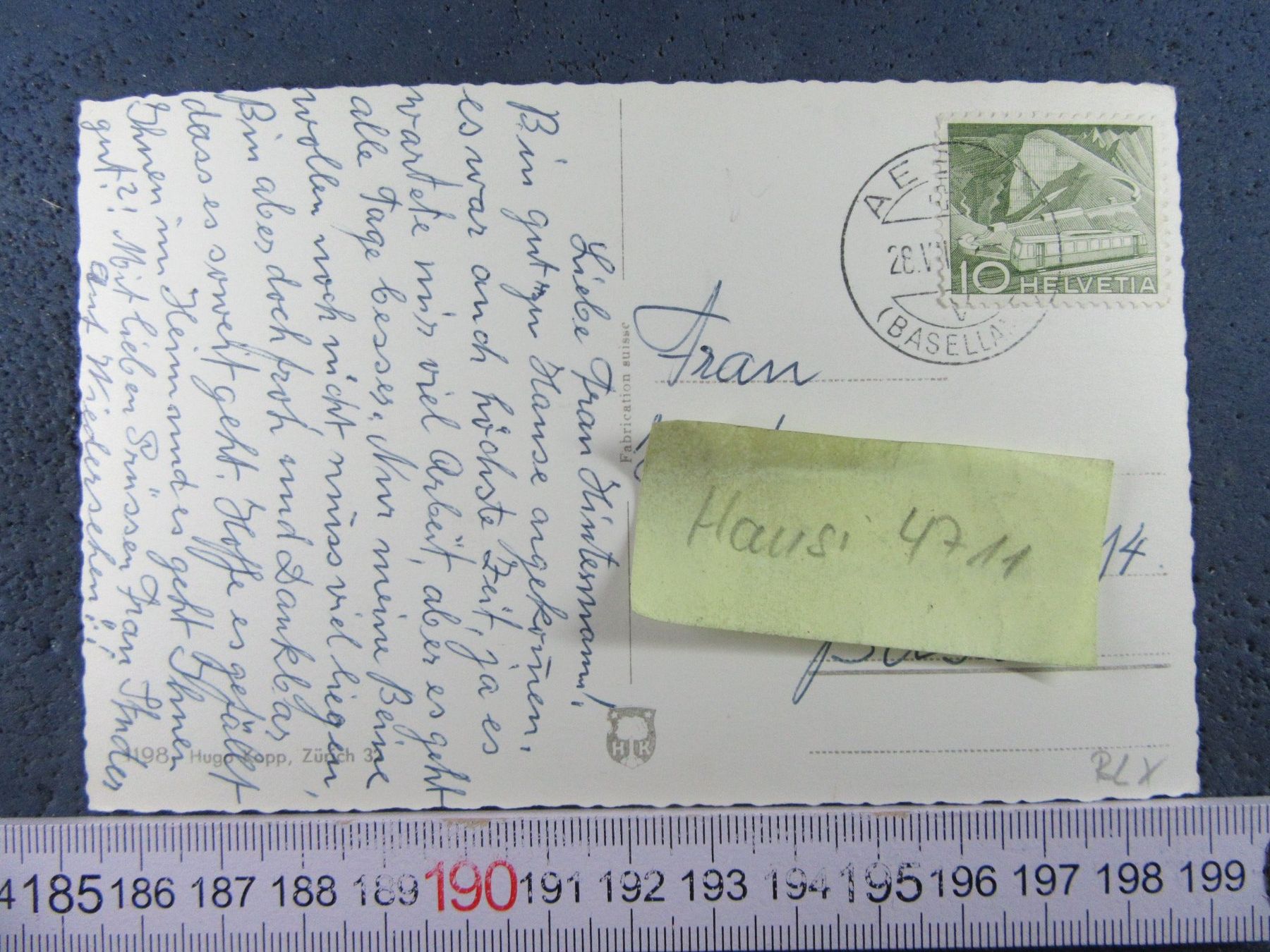 Cartoline postali: AESCH HAUPTSTRASSE BL AK PAPETERIE – Usato da Ettingen venduto da Hausi4711 1