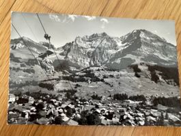 AK Adelboden Sesselbahn gelaufen Zustand gut 1963