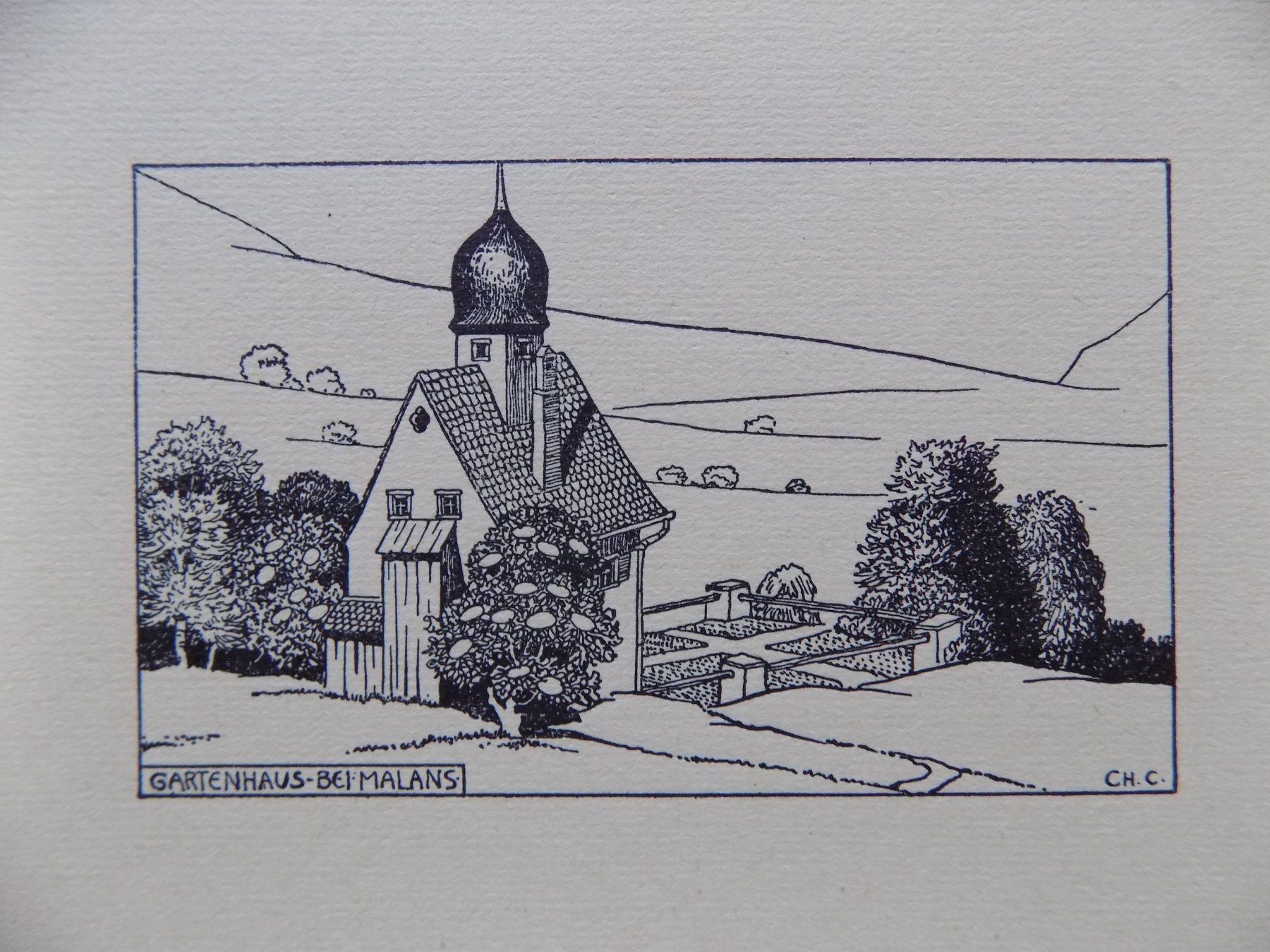 Gravures: Gartenhaus bei Malans – D'occasion à Risch par Rischli15 2