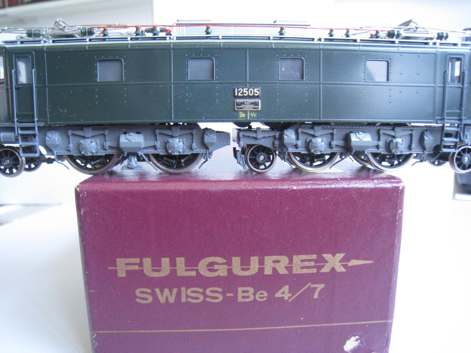 Fulgurex Modellini di ferrovie: Fulgurex Be 4/7 12505 SBB-E-Lok,  2037 – Usato da Buchs ZH venduto da swiss-train