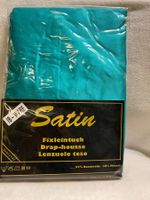 Satin Fixleintuch 90/190 Saphir-grün