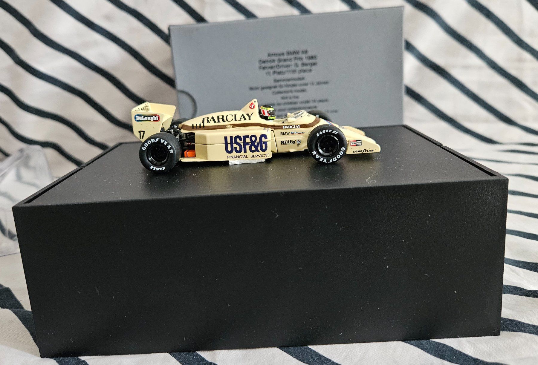 BMW Modellini d'auto: Arrows BMW A8 G. Berger 80420393341 – Nuovo e nell'imballaggio originale da Minusio venduto da demi0110 3