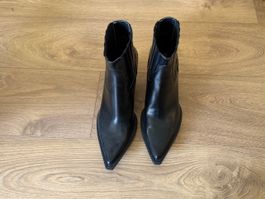Zara Western Boots / Ankle Boots Schwarz Gr. 40 – wie neu