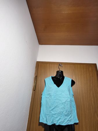 Top Tom Tailor turquoise lin, Taille 36