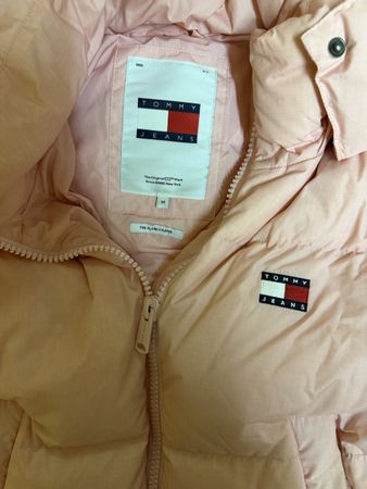 Tommy Jeans Alaska Puffer Jacke rosa Grösse M