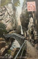 GORGES de l'AREUSE - Le Saut de Brot - 1907