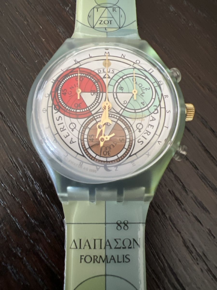 Swatch Orologi: Swatch Chrono (SCG109) Archimede – Nuovo e nell'imballaggio originale da Künten venduto da Spike17 1