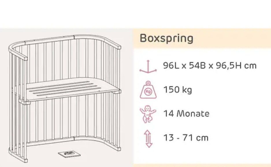 Babybay Letti: Babybay Beistellbett Boxspring – Usato da Altnau venduto da Steffi.G. 9