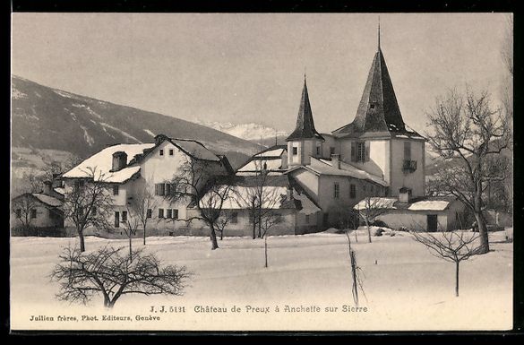 Ansichtskarten: Château de Preux à Anchette sur Sierre – Gebraucht aus Berlin von bartko-reher