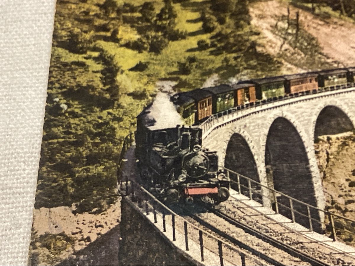 Cartoline postali: Albulabahn à vapeur petits défauts – Difettoso da Luc (Ayent) venduto da Rebouille 2