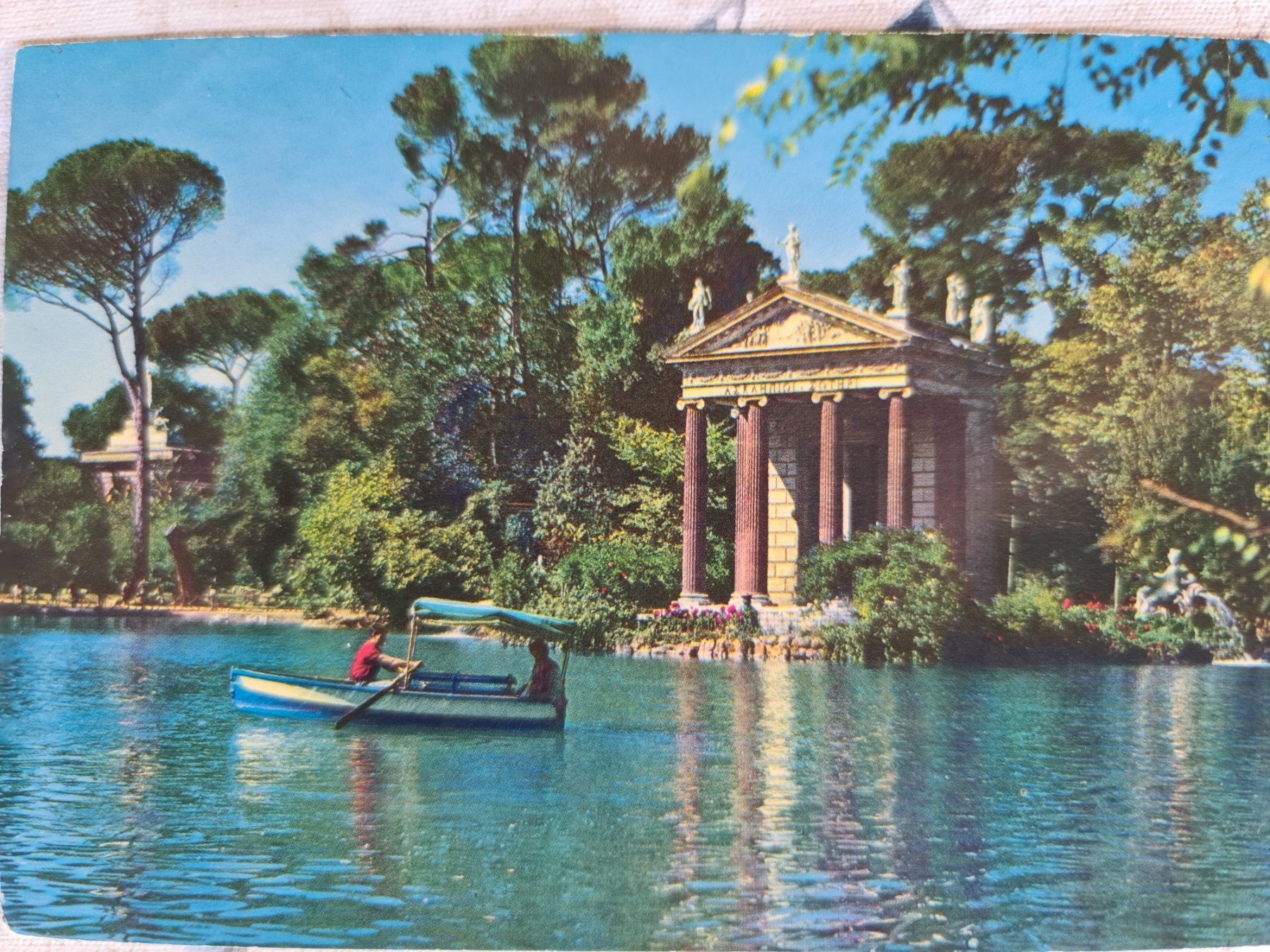 Ansichtskarten: Ansichtskarte Rom Villa Borghese - der See – Neu (gemäss Beschreibung) aus Dintikon von Vexi
