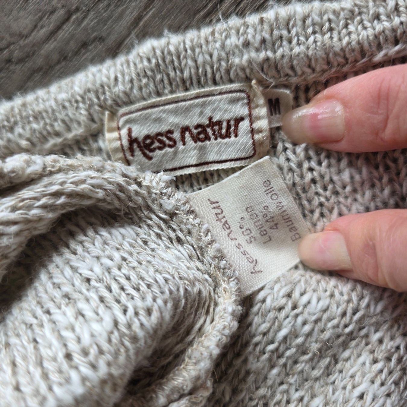 Hessnatur Maglioni & Felpe: 🐸 HESSNATUR LEINENPULLOVER M PULLOVER LEINEN HESS NATUR – Usato da Môtier (Vully) venduto da Frogs 9