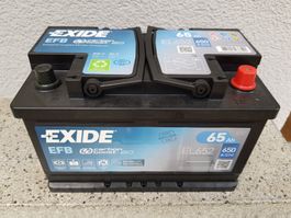 Autobatterie, EFB, 65Ah, neu, start / stop, auch SA/SO