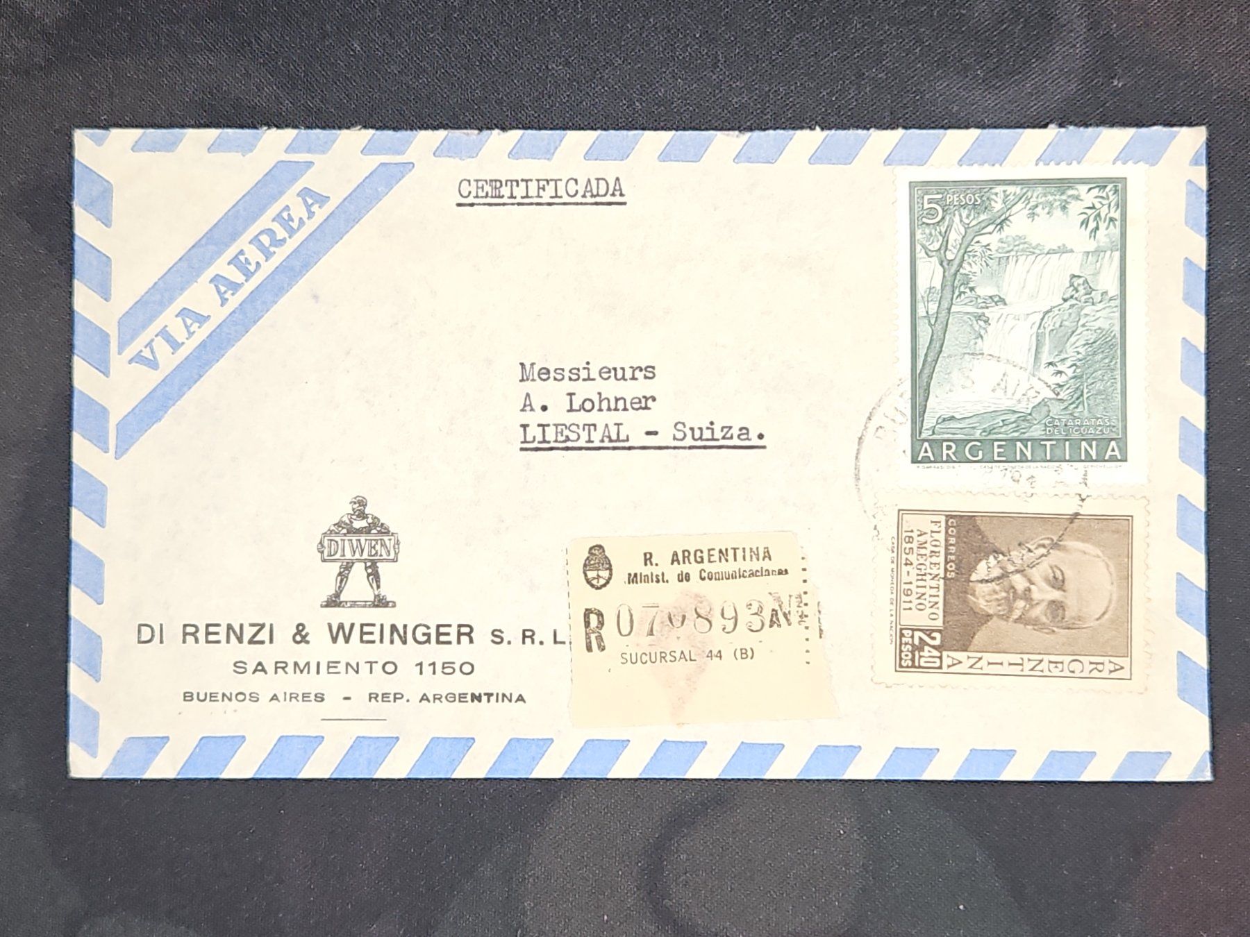 Tutti i francobolli: CL24 Enveloppe + Timbre Argentine 19xx – Usato da Cousset venduto da Patrick_Collections